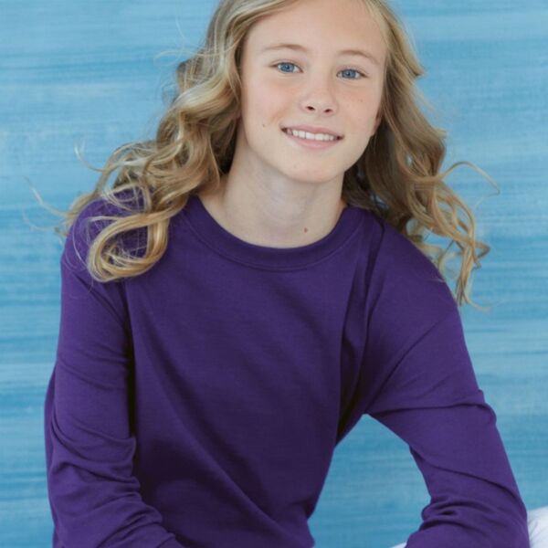 Beef Youth Heavy Cotton™ Long Sleeve T-Shirt Thumbnail